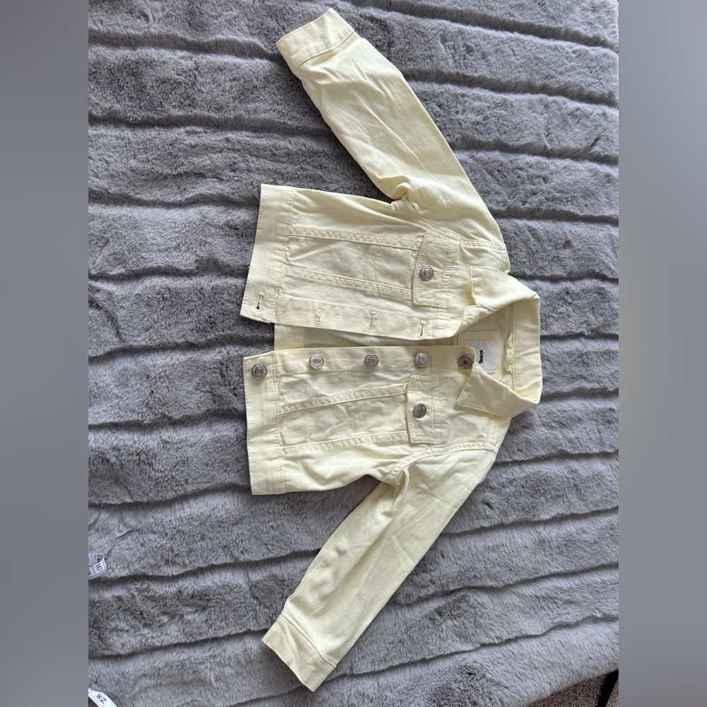 Light Yellow Denim Jacket